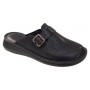 Saboti medicali dama din piele naturala de culoare neagra Med-Line RSY04N